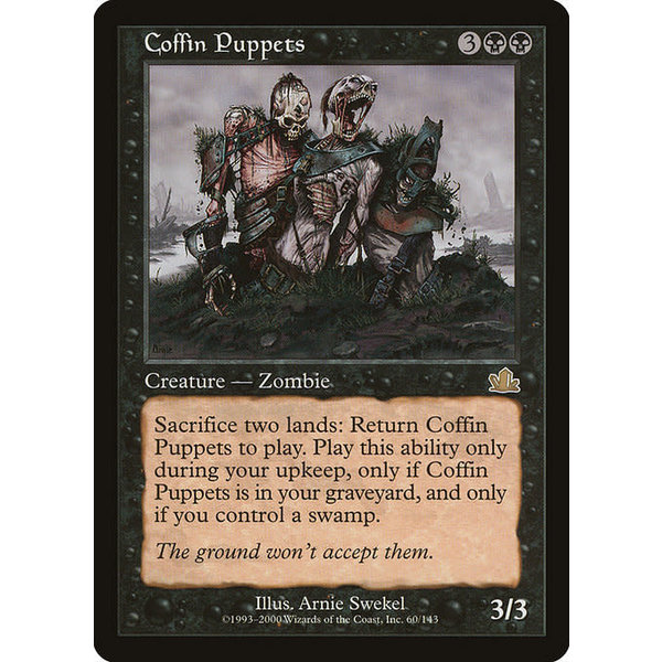 Magic: The Gathering Coffin Puppets (060) Lightly Played