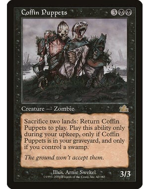 Magic: The Gathering Coffin Puppets (060) Moderately Played