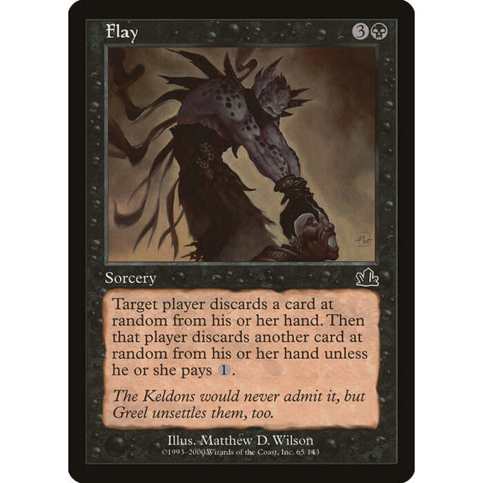 Magic: The Gathering Flay (065) Moderately Played