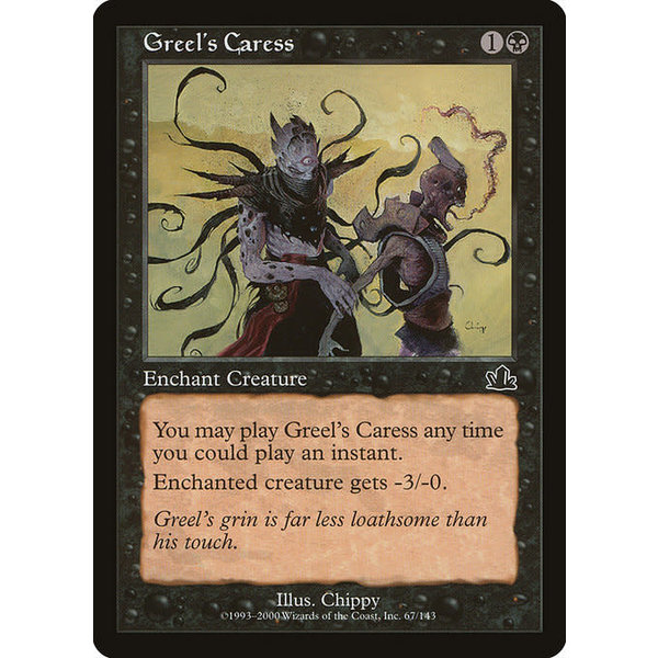 Magic: The Gathering Greel's Caress (067) Moderately Played