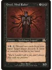 Magic: The Gathering Greel, Mind Raker (066) Moderately Played