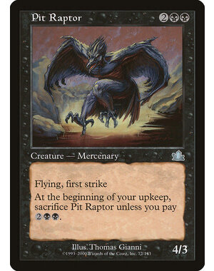 Magic: The Gathering Pit Raptor (072) Lightly Played