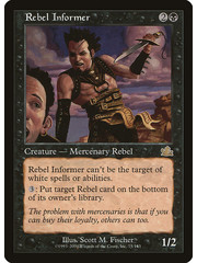 Magic: The Gathering Rebel Informer (075) Lightly Played