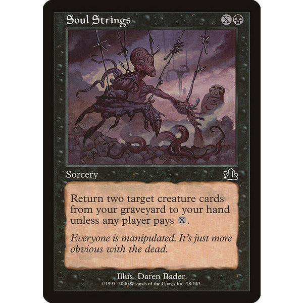 Magic: The Gathering Soul Strings (078) Moderately Played