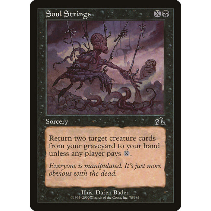 Magic: The Gathering Soul Strings (078) Moderately Played
