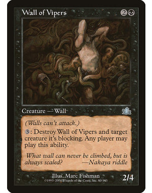 Magic: The Gathering Wall of Vipers (080) Moderately Played