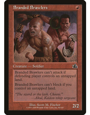 Magic: The Gathering Branded Brawlers (084) Heavily Played