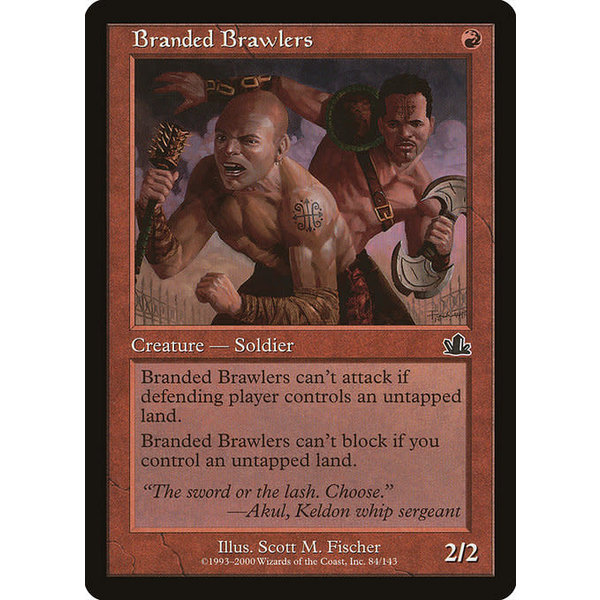 Magic: The Gathering Branded Brawlers (084) Heavily Played