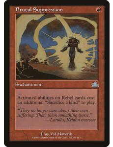 Magic: The Gathering Brutal Suppression (085) Heavily Played