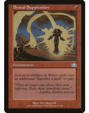 Magic: The Gathering Brutal Suppression (085) Lightly Played