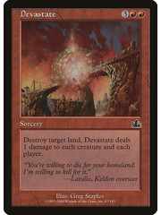 Magic: The Gathering Devastate (087) Moderately Played