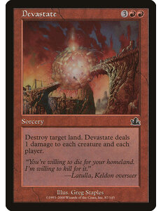 Magic: The Gathering Devastate (087) Moderately Played