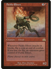 Magic: The Gathering Fickle Efreet (089) Heavily Played