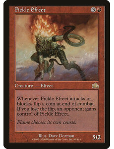 Magic: The Gathering Fickle Efreet (089) Lightly Played