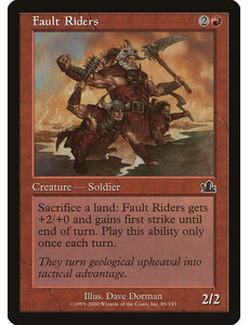 Magic: The Gathering Fault Riders (088) Heavily Played
