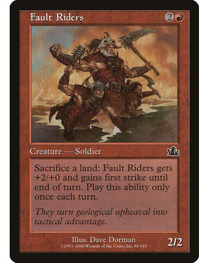 Magic: The Gathering Fault Riders (088) Heavily Played