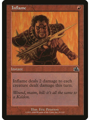 Magic: The Gathering Inflame (091) Moderately Played