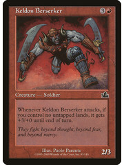 Magic: The Gathering Keldon Berserker (093) Lightly Played