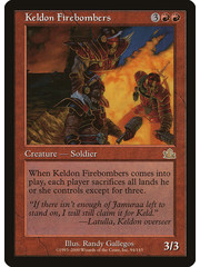 Magic: The Gathering Keldon Firebombers (094) Heavily Played