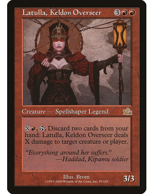 Magic: The Gathering Latulla, Keldon Overseer (095) Heavily Played