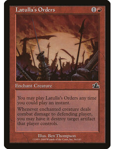 Magic: The Gathering Latulla's Orders (096) Heavily Played