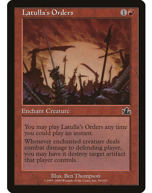 Magic: The Gathering Latulla's Orders (096) Lightly Played