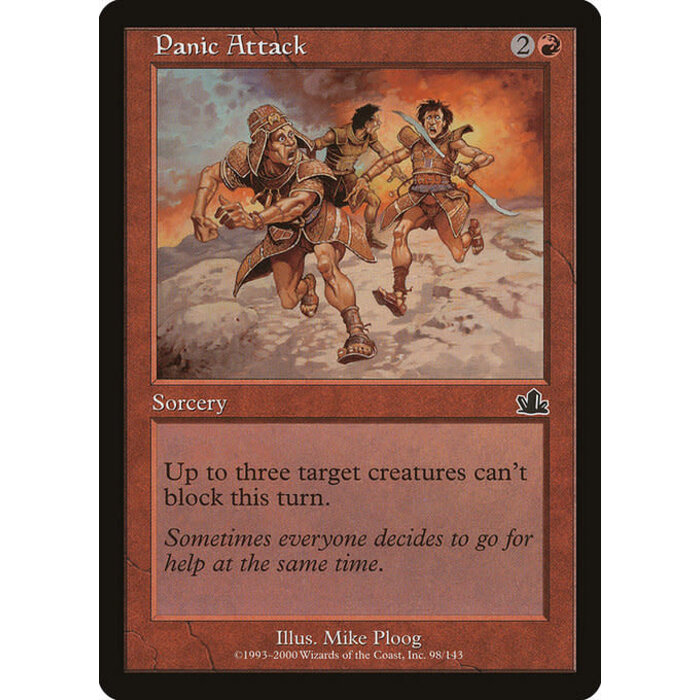Magic: The Gathering Panic Attack (098) Moderately Played