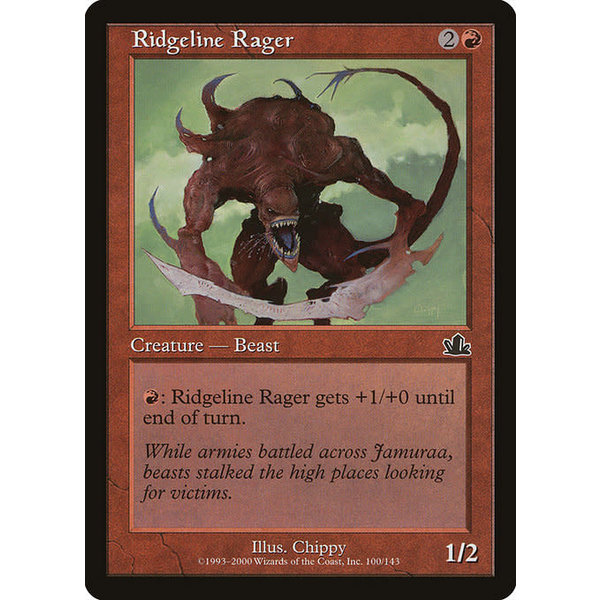 Magic: The Gathering Ridgeline Rager (100) Heavily Played