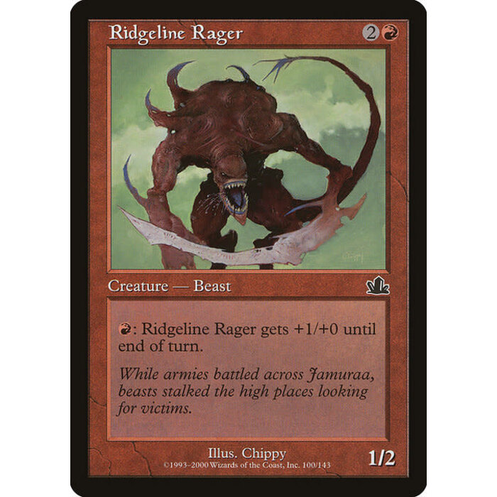 Magic: The Gathering Ridgeline Rager (100) Moderately Played