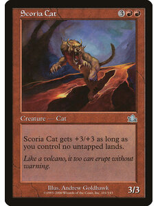Magic: The Gathering Scoria Cat (101) Lightly Played