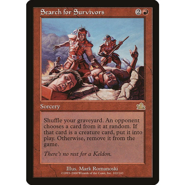 Magic: The Gathering Search for Survivors (102) Moderately Played