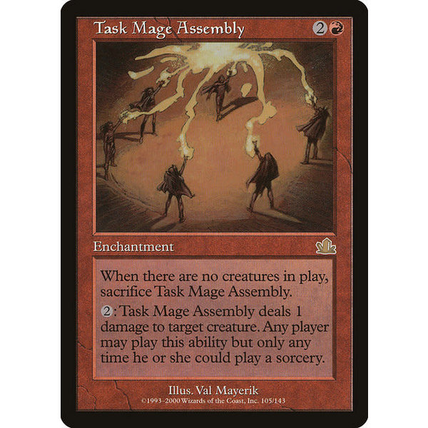 Magic: The Gathering Task Mage Assembly (105) Heavily Played