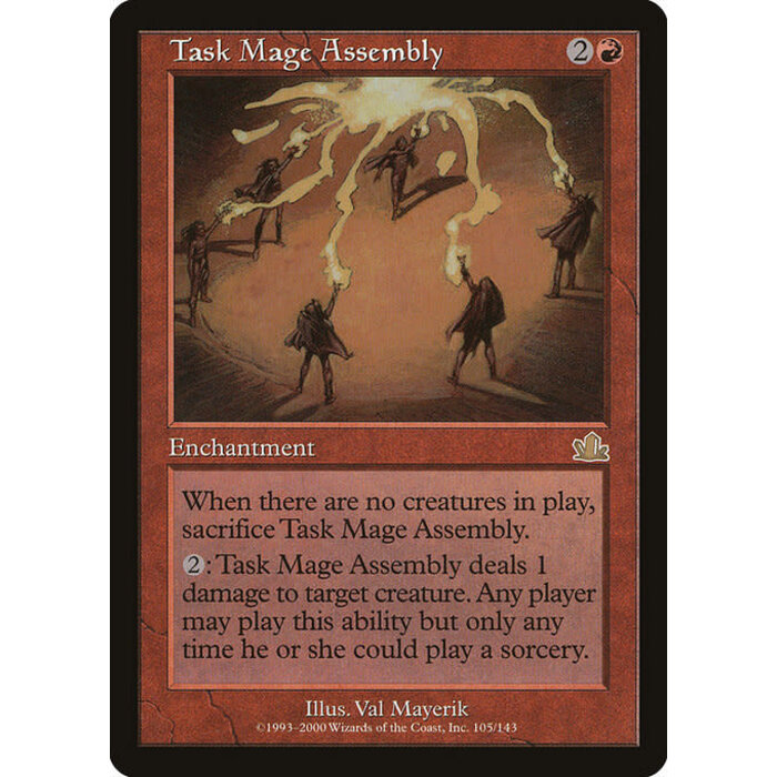 Magic: The Gathering Task Mage Assembly (105) Heavily Played