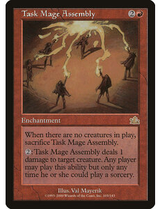 Magic: The Gathering Task Mage Assembly (105) Lightly Played