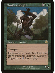 Magic: The Gathering Avatar of Might (109) Heavily Played