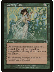 Magic: The Gathering Calming Verse (110) Moderately Played