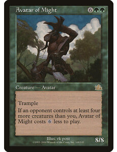 Magic: The Gathering Avatar of Might (109) Moderately Played