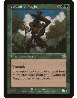 Magic: The Gathering Avatar of Might (109) Moderately Played