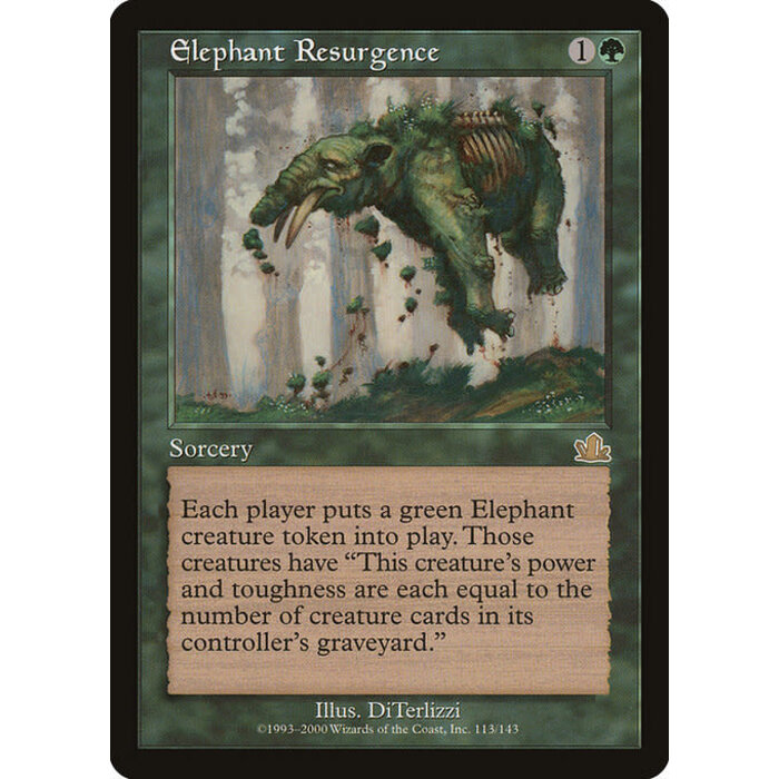 Magic: The Gathering Elephant Resurgence (113) Moderately Played