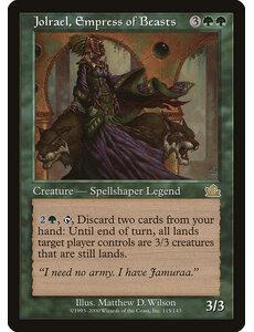 Magic: The Gathering Jolrael, Empress of Beasts (115) Moderately Played