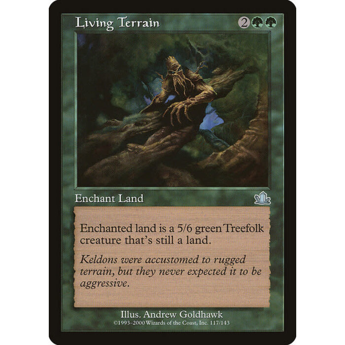 Magic: The Gathering Living Terrain (117) Lightly Played