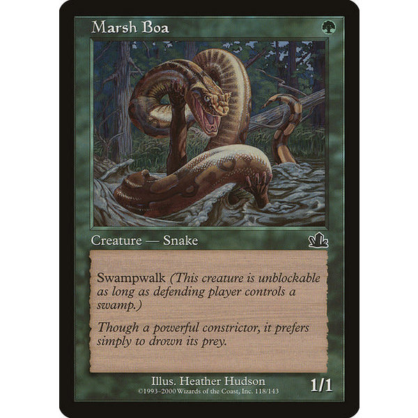 Magic: The Gathering Marsh Boa (118) Lightly Played