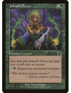 Magic: The Gathering Jolrael's Favor (116) Moderately Played