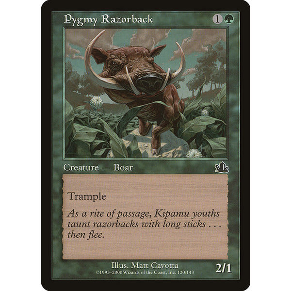 Magic: The Gathering Pygmy Razorback (120) Heavily Played