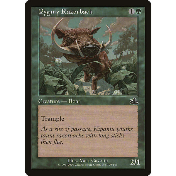 Magic: The Gathering Pygmy Razorback (120) Moderately Played