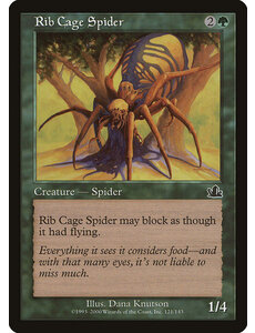 Magic: The Gathering Rib Cage Spider (121) Moderately Played