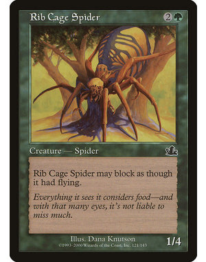 Magic: The Gathering Rib Cage Spider (121) Moderately Played