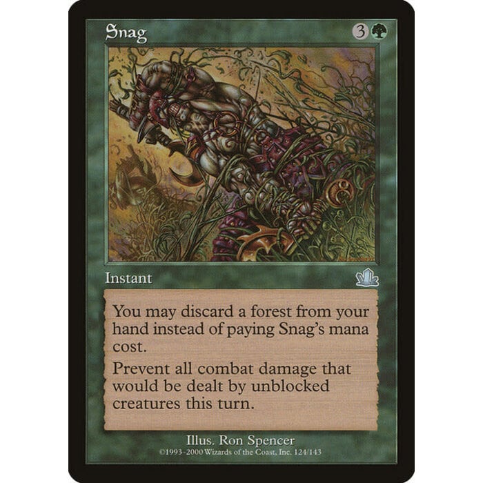 Magic: The Gathering Snag (124) Moderately Played