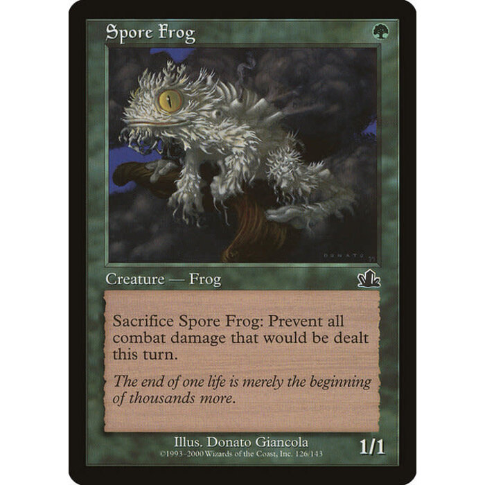Magic: The Gathering Spore Frog (126) Lightly Played