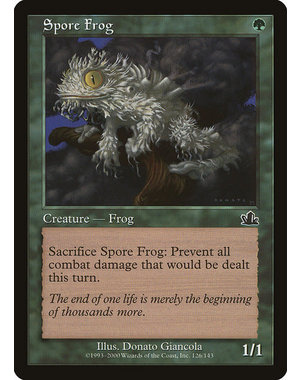 Magic: The Gathering Spore Frog (126) Moderately Played